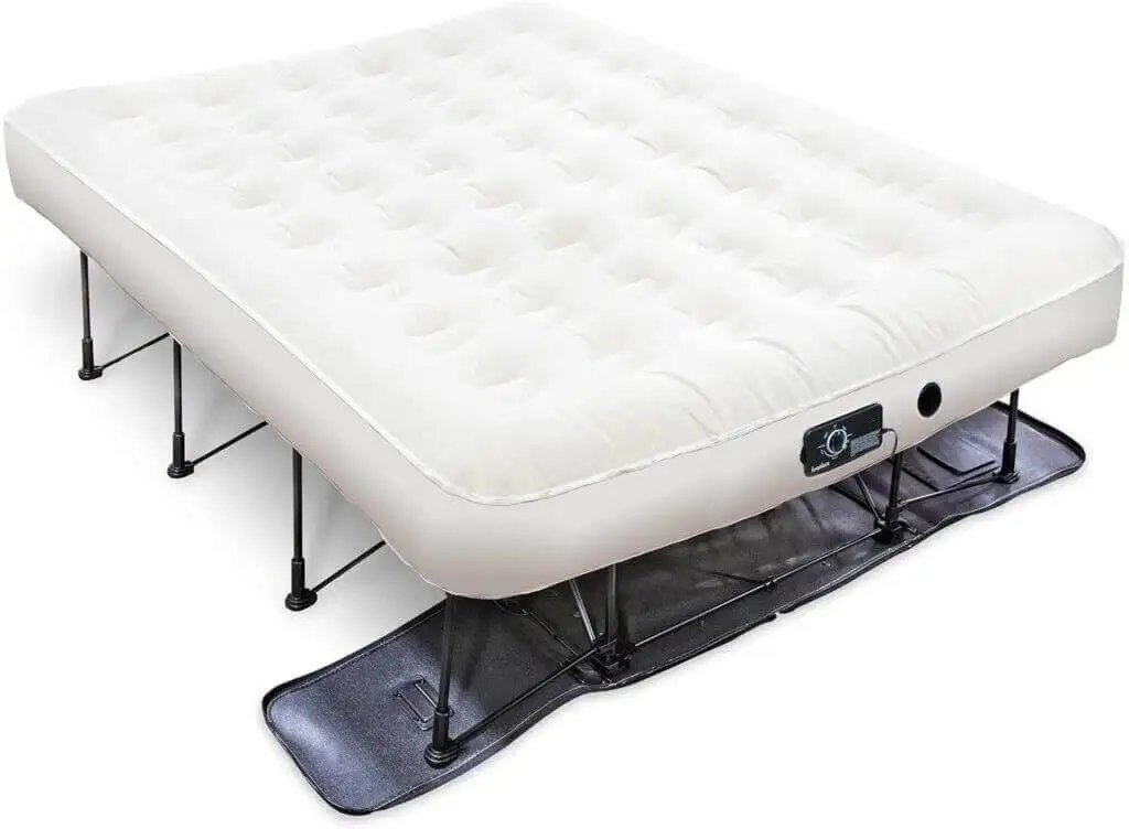 Air Mattress with Frame & Rolling Case